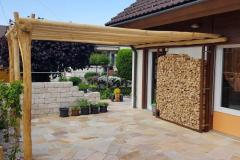 Pergola Holz lang